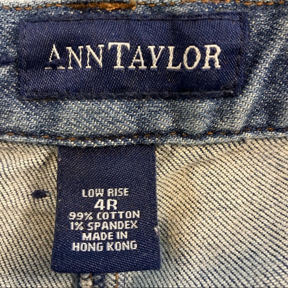 Ann Taylor Straight Leg Jeans Size 4 - Picture 5 of 6